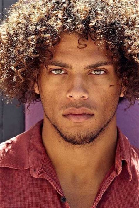 black curly hairstyles for men